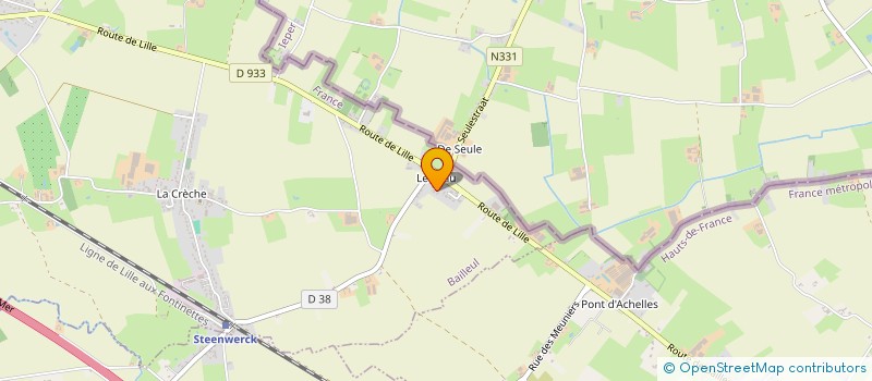 localisation de l'entreprise MADAME MARGAUX QUAEYBEUR à BAILLEUL