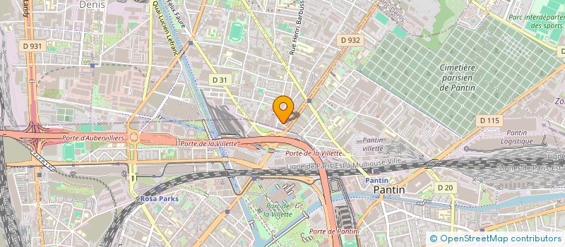 localisation de l'entreprise MADAME MARGAUX RABOUAN  AUBERVILLIERS