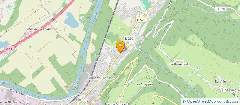 localisation de l'entreprise MADAME MARGAUX RAMANAIDOU  VILLARD-BONNOT