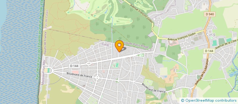 localisation de l'entreprise MADAME MARGAUX RAMET  CUCQ