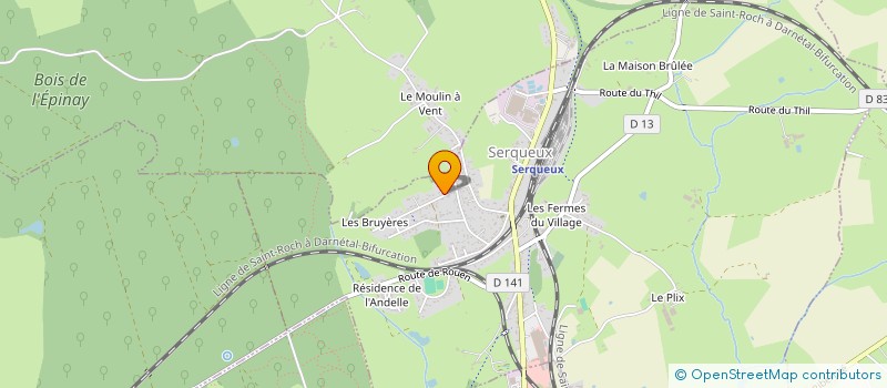 localisation de l'entreprise MADAME MARGAUX RATIEUVILLE  FORGES-LES-EAUX