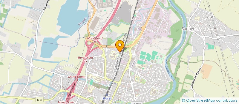 localisation de l'entreprise MADAME MARGAUX RECOUSSINES  MURET