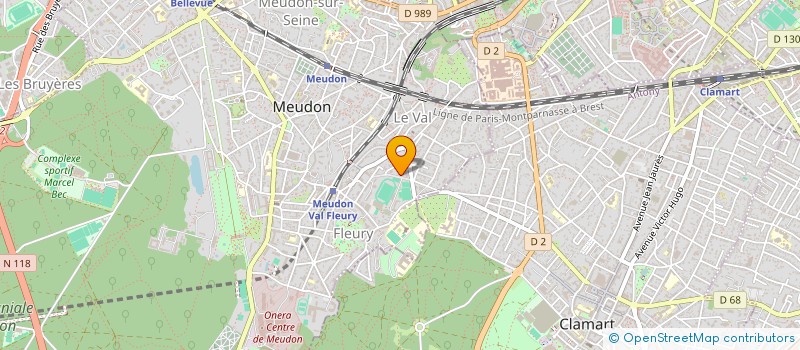 localisation de l'entreprise MADAME MARGAUX RECOUVREUR  MEUDON