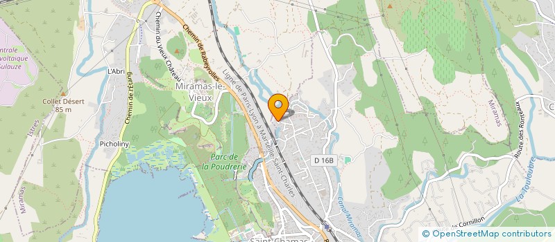 localisation de l'entreprise MADAME MARGAUX RICHARD  SAINT CHAMAS