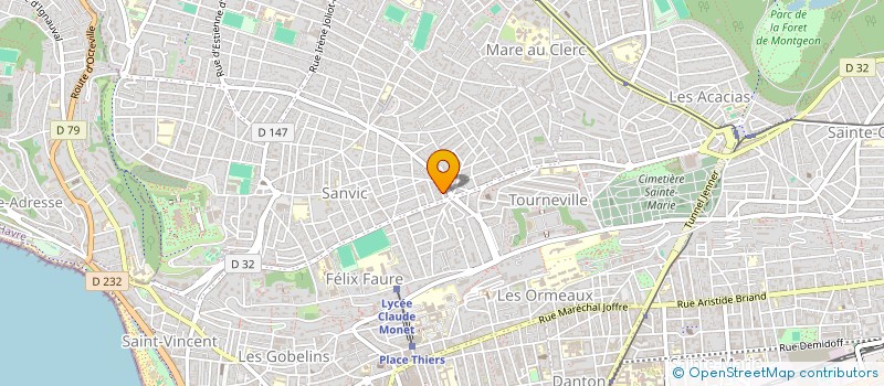 localisation de l'entreprise MADAME MARGAUX RICHIERO  LE HAVRE