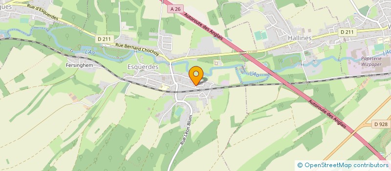 localisation de l'entreprise MADAME MARGAUX ROBBE  ESQUERDES