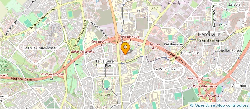 localisation de l'entreprise MADAME MARGAUX ROGER à CAEN