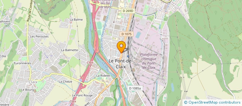 localisation de l'entreprise MADAME MARGAUX ROSALIA  LE PONT-DE-CLAIX