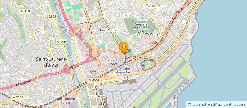 localisation de l'entreprise MADAME MARGAUX ROSSEMANN  NICE