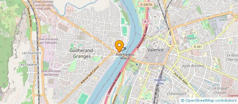 localisation de l'entreprise MADAME MARGAUX ROUSSET  GUILHERAND-GRANGES