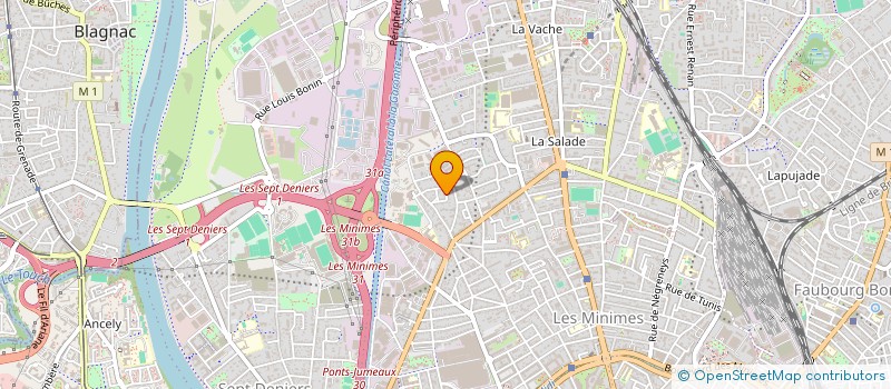 localisation de l'entreprise MADAME MARGAUX SALESSES  TOULOUSE