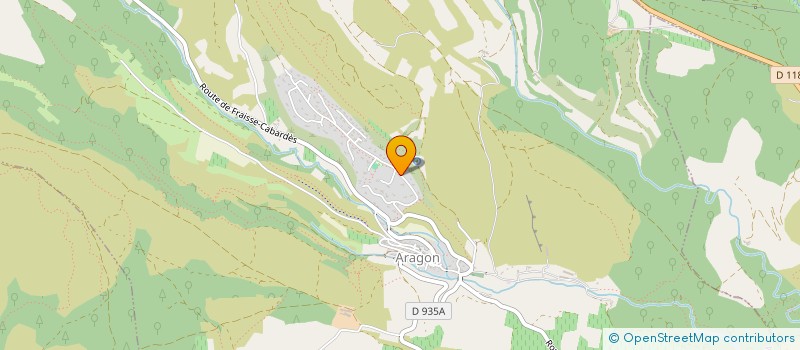 localisation de l'entreprise MADAME MARGAUX SALVAT  ARAGON