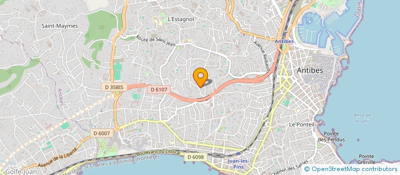 localisation de l'entreprise MADAME MARGAUX SANCHEZ  ANTIBES