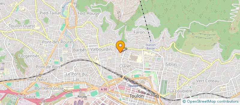 localisation de l'entreprise MADAME MARGAUX SAULE  TOULON