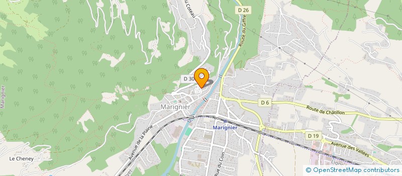 localisation de l'entreprise MADAME MARGAUX SAULNIER  MARIGNIER