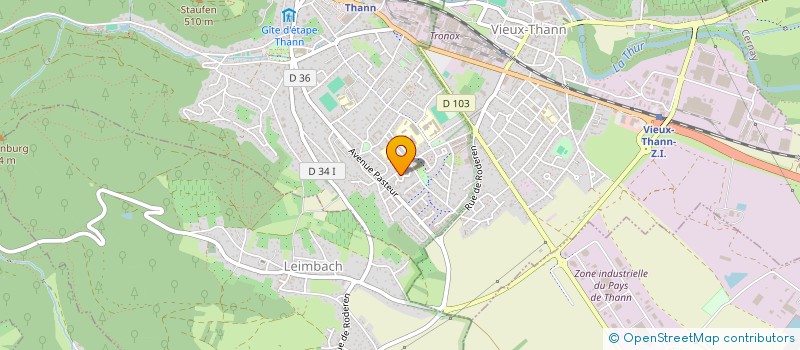 localisation de l'entreprise MADAME MARGAUX SCHNEIDER  THANN