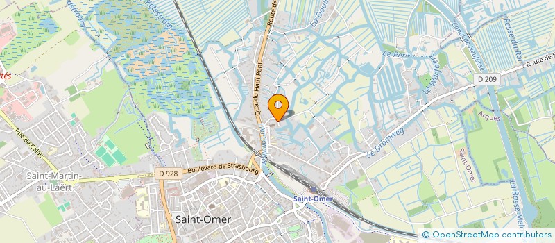 localisation de l'entreprise MADAME MARGAUX SEBILLE  SAINT-OMER