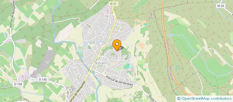localisation de l'entreprise MADAME MARGAUX SOUVAIRAN  TEYRAN