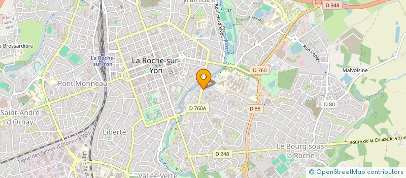 localisation de l'entreprise MADAME MARGAUX SUSSET à LA ROCHE-SUR-YON