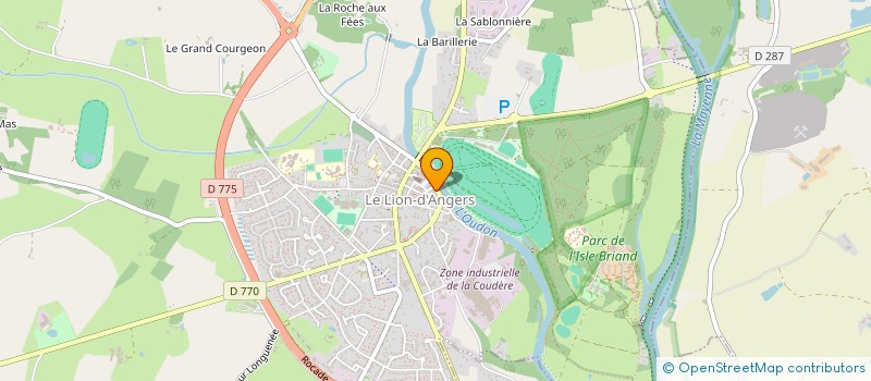 localisation de l'entreprise MADAME MARGAUX SUZANNE  LE LION-D'ANGERS