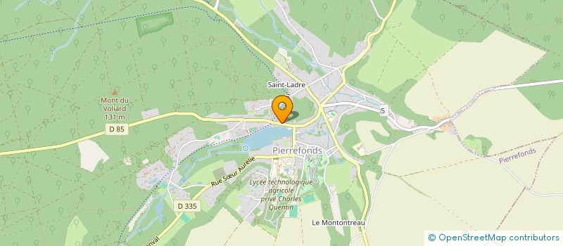 localisation de l'entreprise MADAME MARGAUX TELLIER  PIERREFONDS