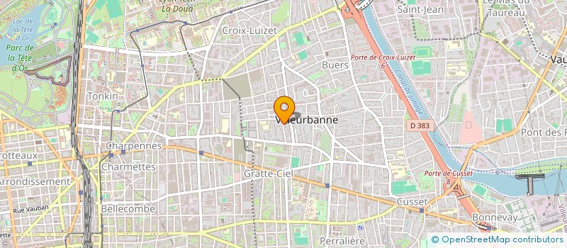 localisation de l'entreprise MADAME MARGAUX TESTU  VILLEURBANNE