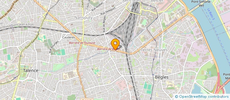 localisation de l'entreprise MADAME MARGAUX TEULIERE  BORDEAUX