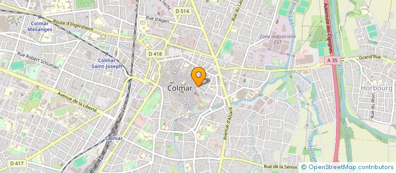 localisation de l'entreprise MADAME MARGAUX THEILLER  COLMAR