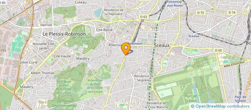 localisation de l'entreprise MADAME MARGAUX THEVENET PRELY  CHATENAY-MALABRY