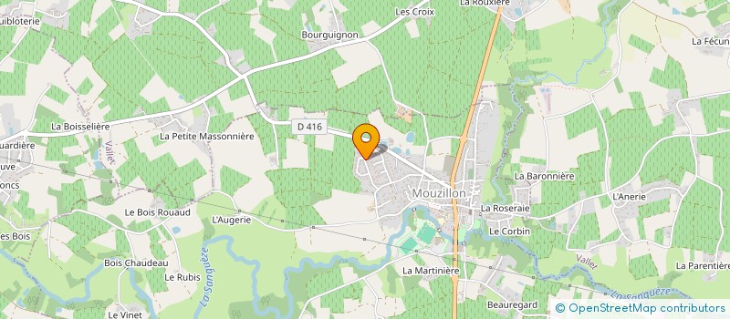 localisation de l'entreprise MADAME MARGAUX THIBAUD  MOUZILLON