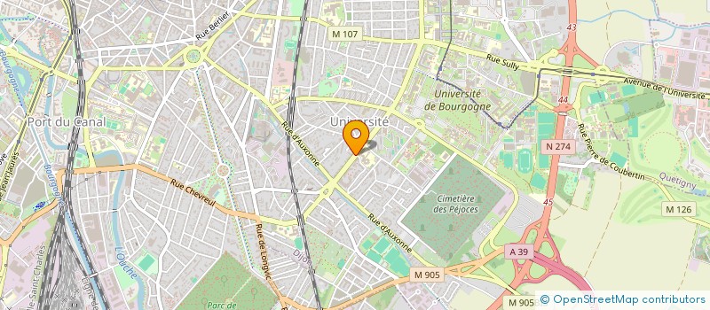 localisation de l'entreprise MADAME MARGAUX THIESSET à DIJON