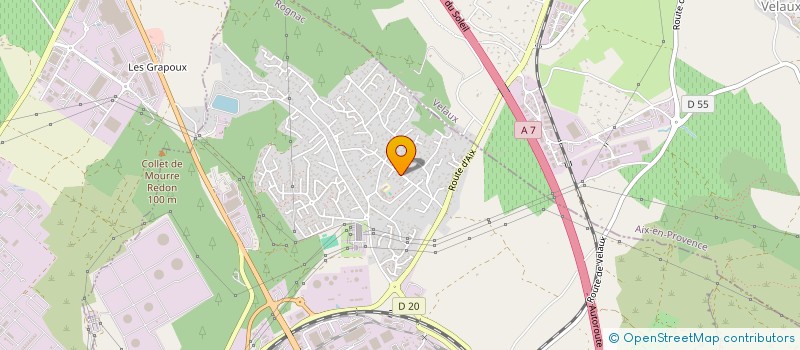 localisation de l'entreprise MADAME MARGAUX TOSSINI  ROGNAC