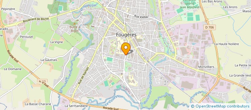 localisation de l'entreprise MADAME MARGAUX TROMMENSCHLAGER  FOUGERES