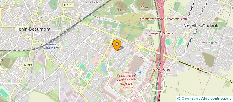 localisation de l'entreprise MADAME MARGAUX VANDERCOILLE  HENIN-BEAUMONT