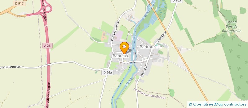 localisation de l'entreprise MADAME MARGAUX VANHOLEBEKE  BANTEUX