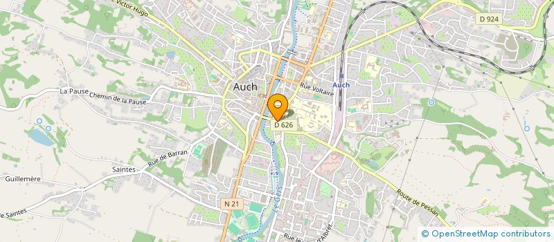 localisation de l'entreprise MADAME MARGAUX VANPOUCHE  AUCH