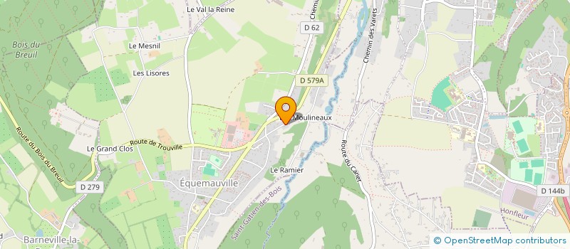 localisation de l'entreprise MADAME MARGAUX VERON  EQUEMAUVILLE