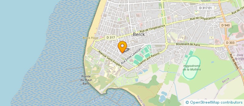 localisation de l'entreprise MADAME MARGAUX VERRIELE  BERCK