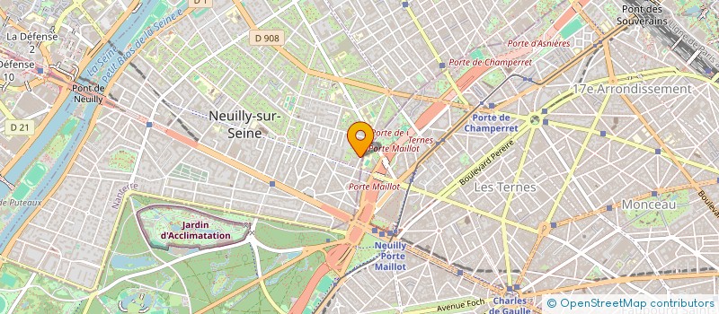 localisation de l'entreprise MADAME MARGAUX VETH à NEUILLY-SUR-SEINE