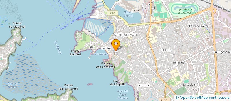 localisation de l'entreprise MADAME MARGAUX VIGY  SAINT-MALO