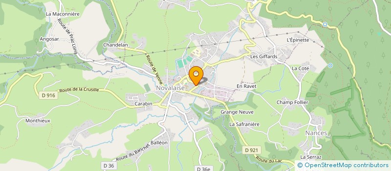 localisation de l'entreprise MADAME MARGAUX VIVIER  SAINT-LAURENT-DU-PONT