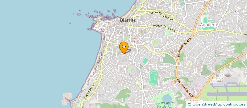 localisation de l'entreprise MADAME MARGAUX VOITURIEZ à BIARRITZ