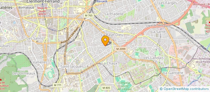 localisation de l'entreprise MADAME MARGAUX WUNDERLICH  CLERMONT-FERRAND