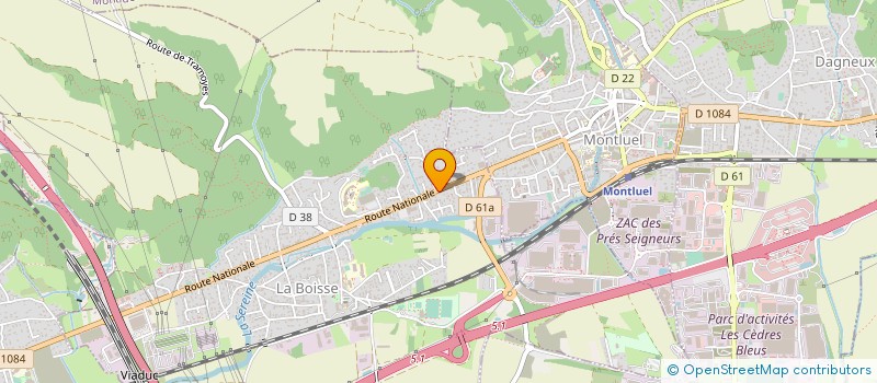 localisation de l'entreprise MADAME MARGAUX ZINSNER  LA BOISSE