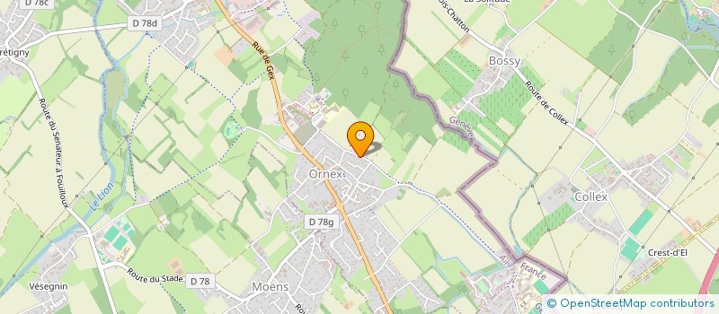 localisation de l'entreprise MADAME MARGERIE MOUSSA  ORNEX