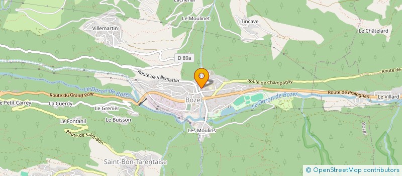 localisation de l'entreprise MADAME MARGHERITA AZZI  COURCHEVEL