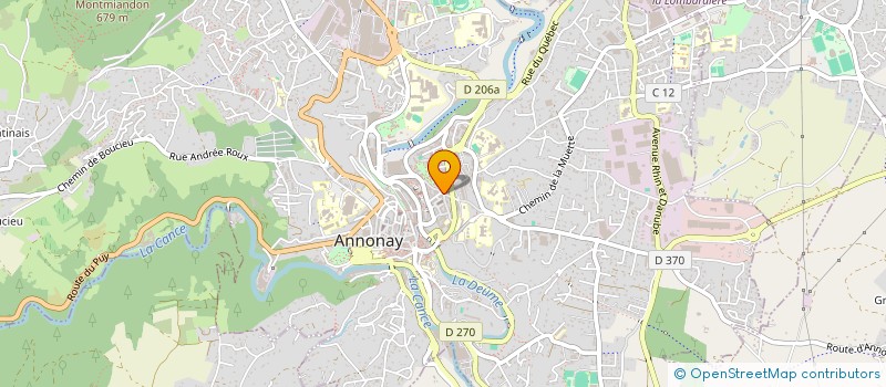 localisation de l'entreprise MADAME MARGHERITA GHISU à ANNONAY