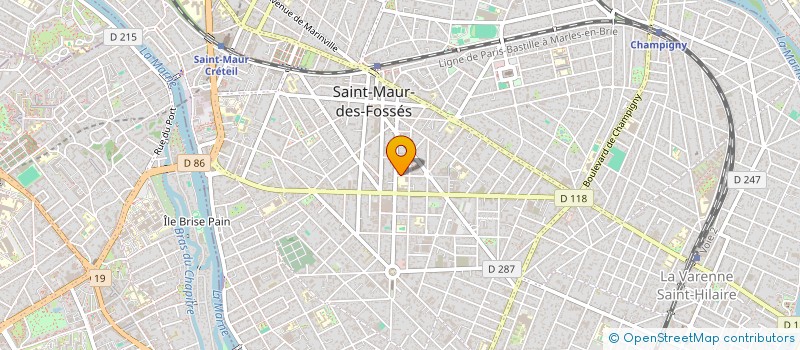 localisation de l'entreprise MADAME MARGHERITA ISSORI  SAINT-MAUR-DES-FOSSES