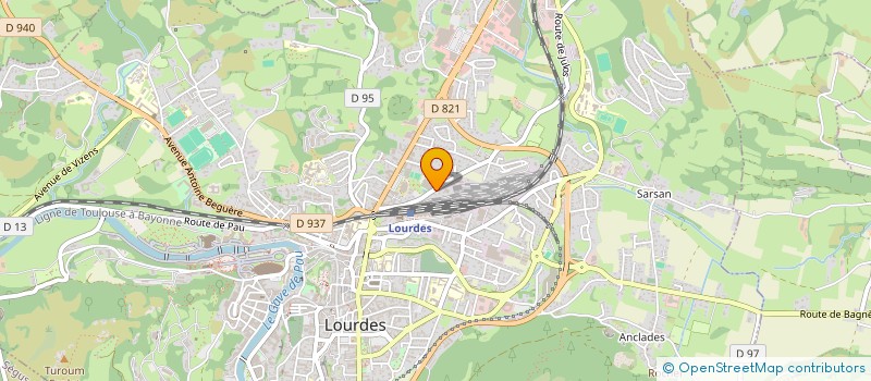 localisation de l'entreprise MADAME MARGHERITA PALUMBO  LOURDES