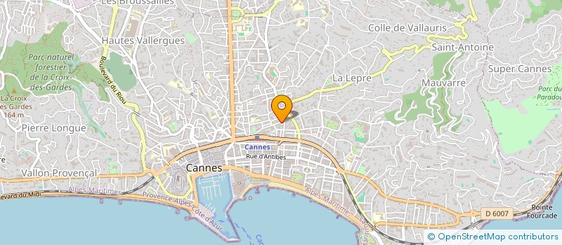 localisation de l'entreprise MADAME MARGIE FONDALES à CANNES